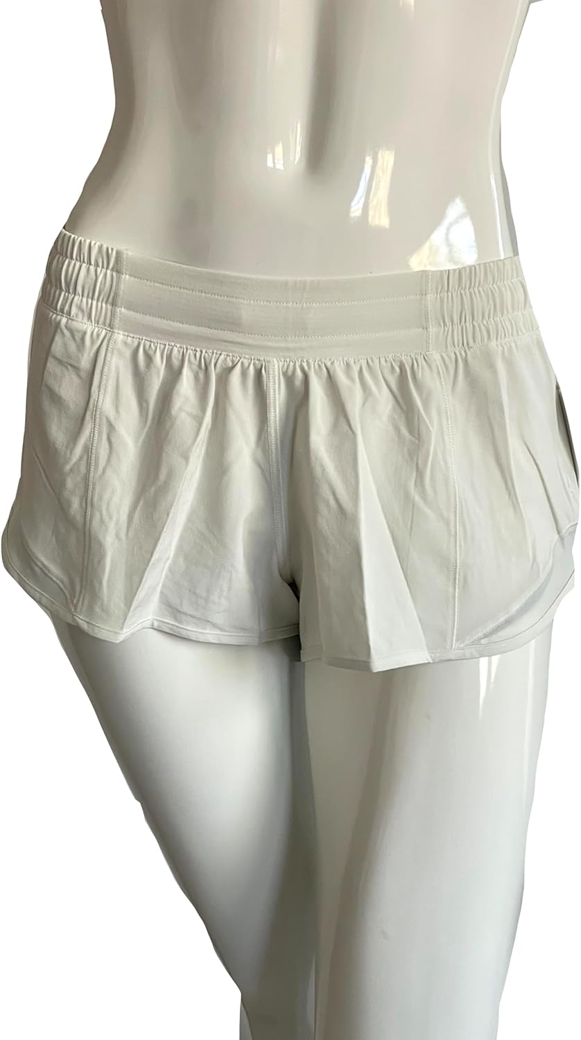 lululemon Hotty HOT Short LR 2.5"" Lined (US, Numeric, 6, Regular, Regular, Bone) - 7DAY'S