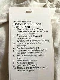 lululemon Hotty HOT Short LR 2.5"" Lined (US, Numeric, 6, Regular, Regular, Bone) - 7DAY'S