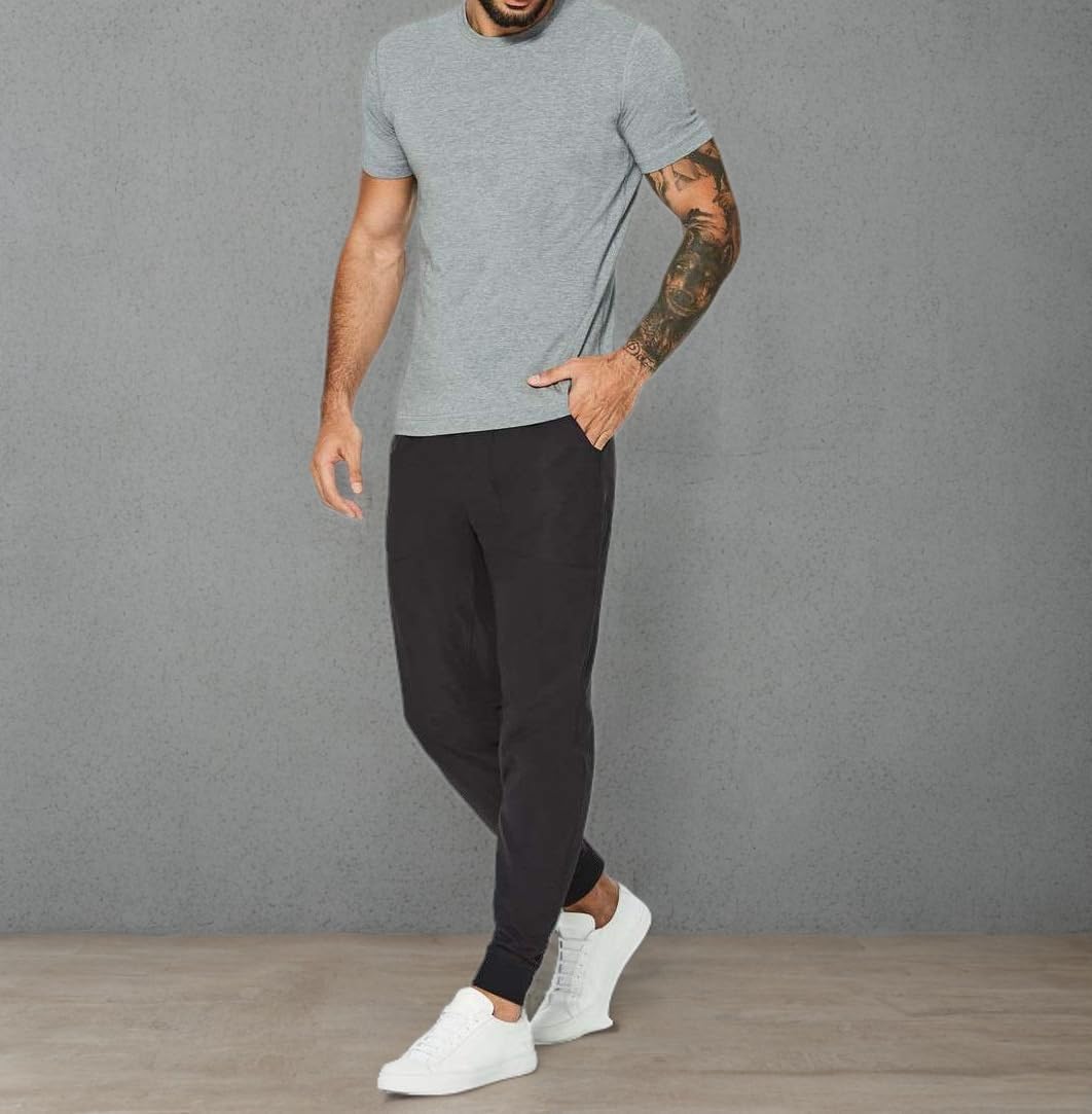 lululemon Men's ABC Jogger (US, Alpha, Large, Regular, Regular, Black) - 7DAY'S