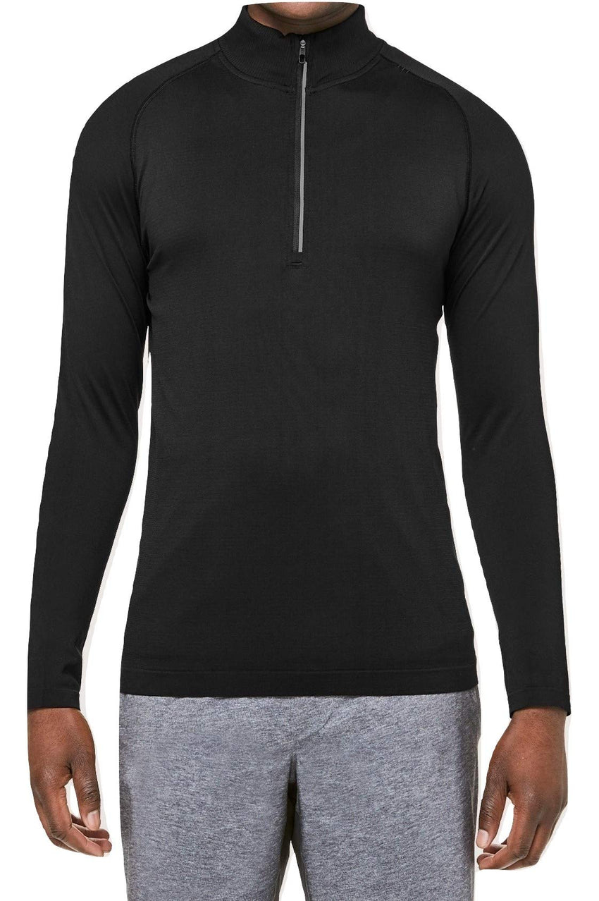 Lululemon Mens Metal Vent Tech 1/2 Zip Long Sleeve Shirt - 7DAY'S