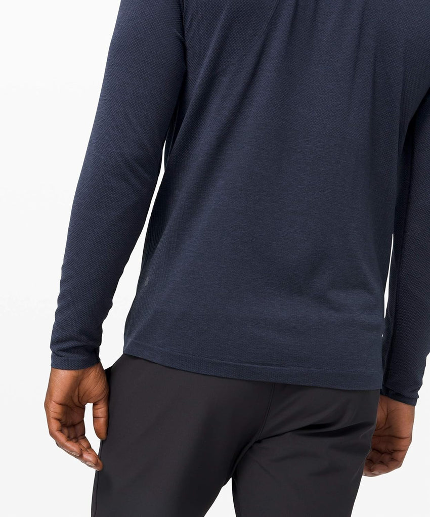 lululemon Mens Metal Vent Tech 1/2 Zip Long Sleeve Shirt - 7DAY'S