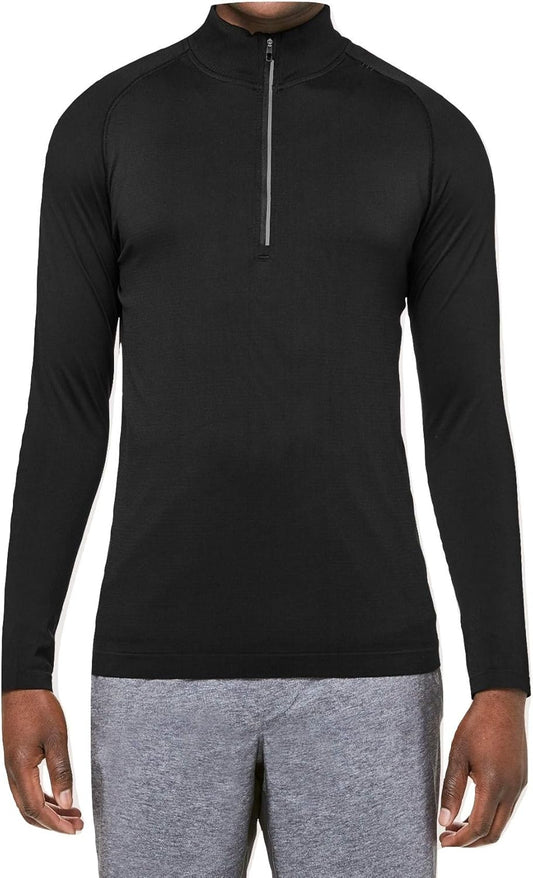 Lululemon Mens Metal Vent Tech 1/2 Zip Long Sleeve Shirt - 7DAY'S