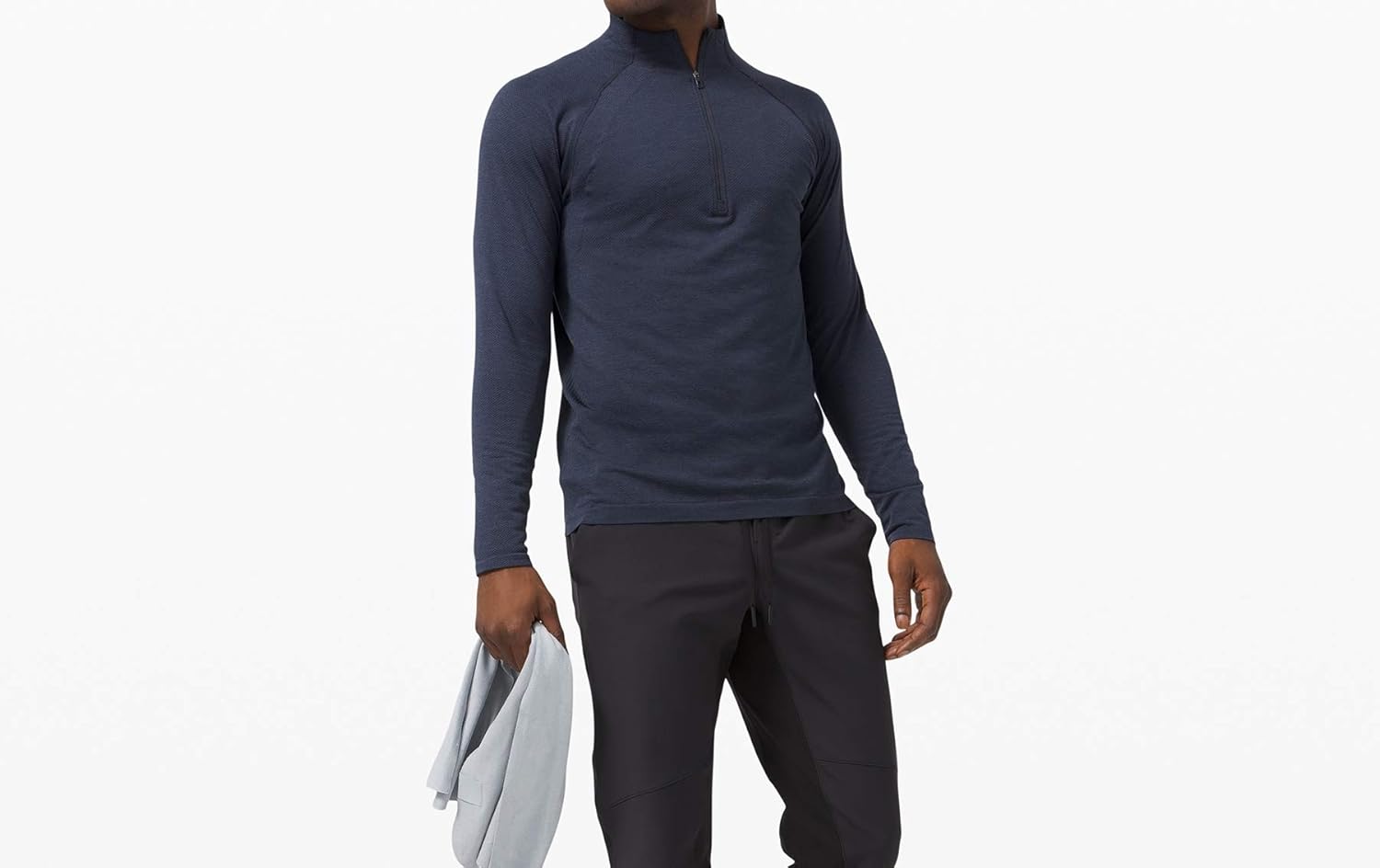 lululemon Mens Metal Vent Tech 1/2 Zip Long Sleeve Shirt - 7DAY'S