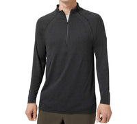 lululemon Mens Metal Vent Tech 1/2 Zip Long Sleeve Shirt - 7DAY'S