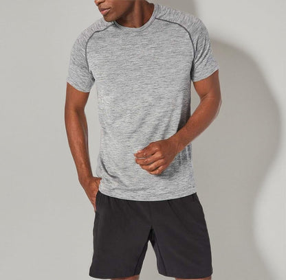 lululemon Men's Metal Vent Tech Short Sleeve Crew T-Shirt (Slate Grey, M) - 7DAY'S