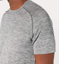 lululemon Men's Metal Vent Tech Short Sleeve Crew T-Shirt (Slate, L) - 7DAY'S