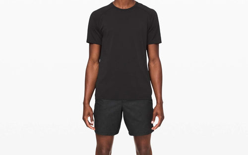 lululemon Mens Metal Vent Tech Short Sleeve Shirt (Black, S) - 7DAY'S