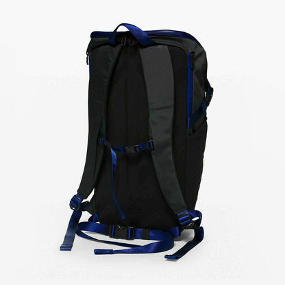 lululemon Men's More Miles Backpack 25.5Ll Can accommodate 17" laptop - Sturdy & Water - repellent - Heavy Duty - Blue Black - 7DAY'S