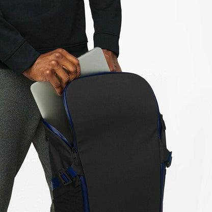 lululemon Men's More Miles Backpack 25.5Ll Can accommodate 17" laptop - Sturdy & Water - repellent - Heavy Duty - Blue Black - 7DAY'S