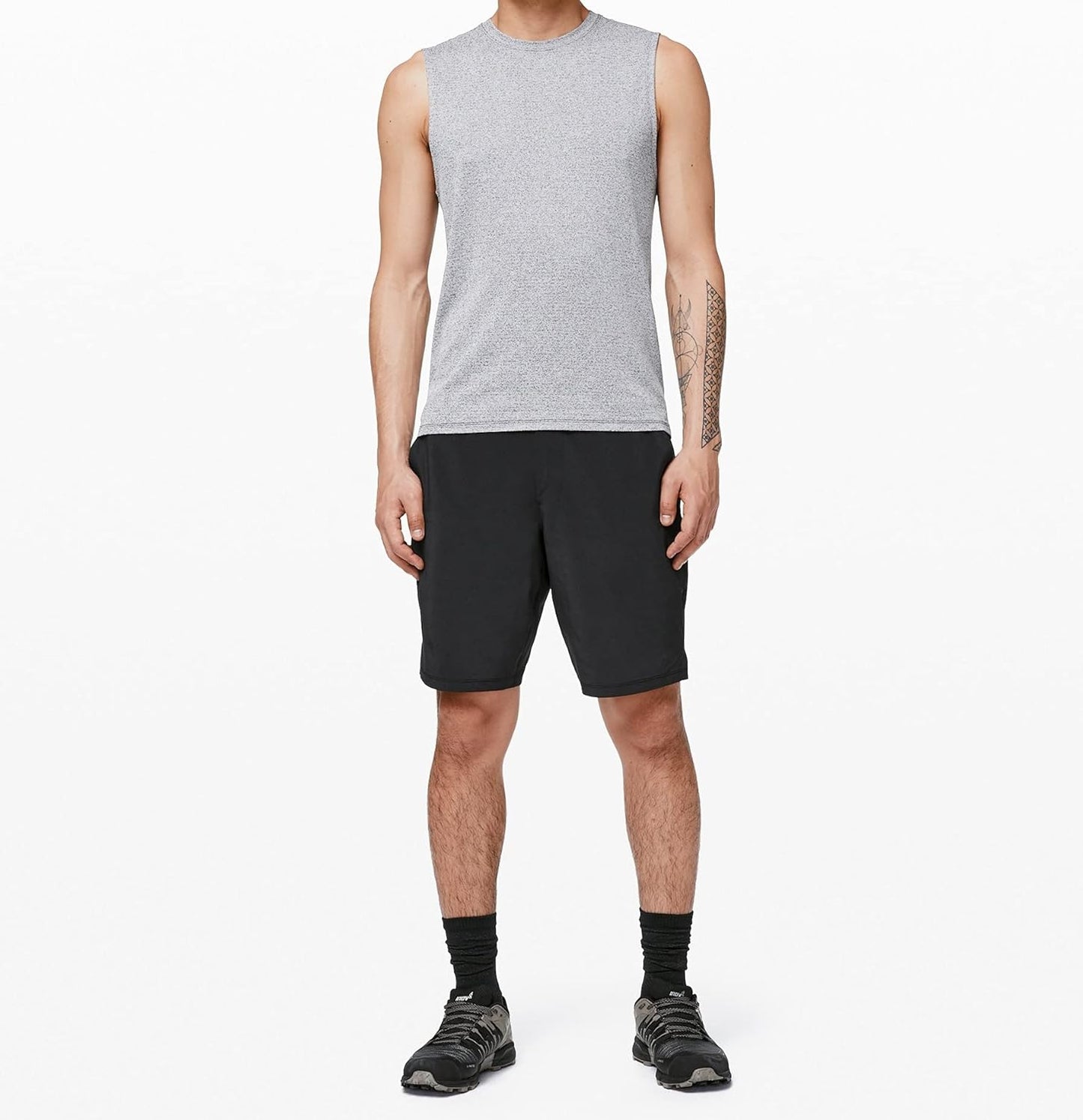 lululemon Men's T.H.E. Short (9" BLK (Linerless), S) - 7DAY'S