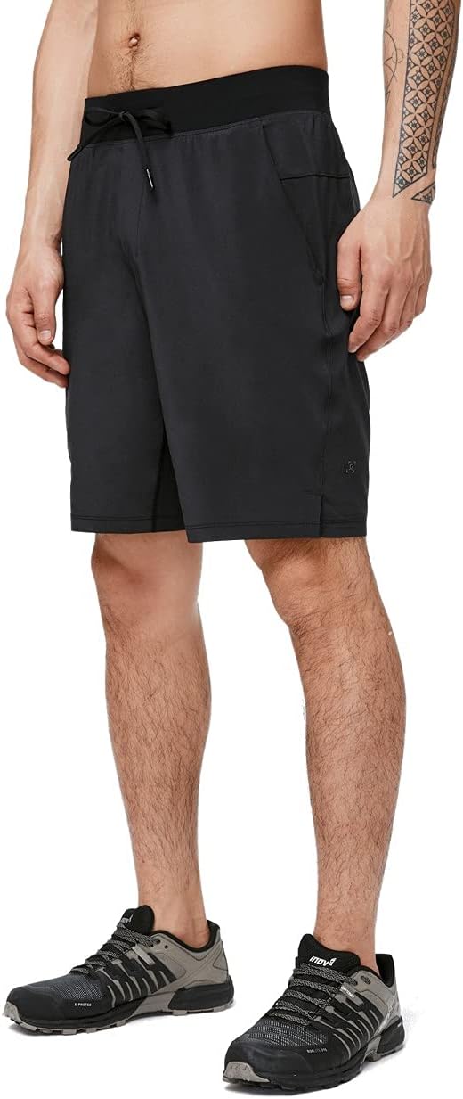 lululemon Men's T.H.E. Short (9" BLK (Linerless), S) - 7DAY'S