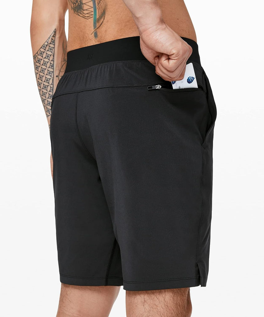 lululemon Men's T.H.E. Short (9" BLK (Linerless), S) - 7DAY'S
