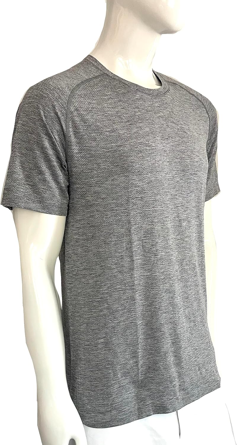 lululemon Metal Vent TECH SS 2.0 (US, Alpha, Large, Regular, Regular, SLTE/WHT - Grey) - 7DAY'S