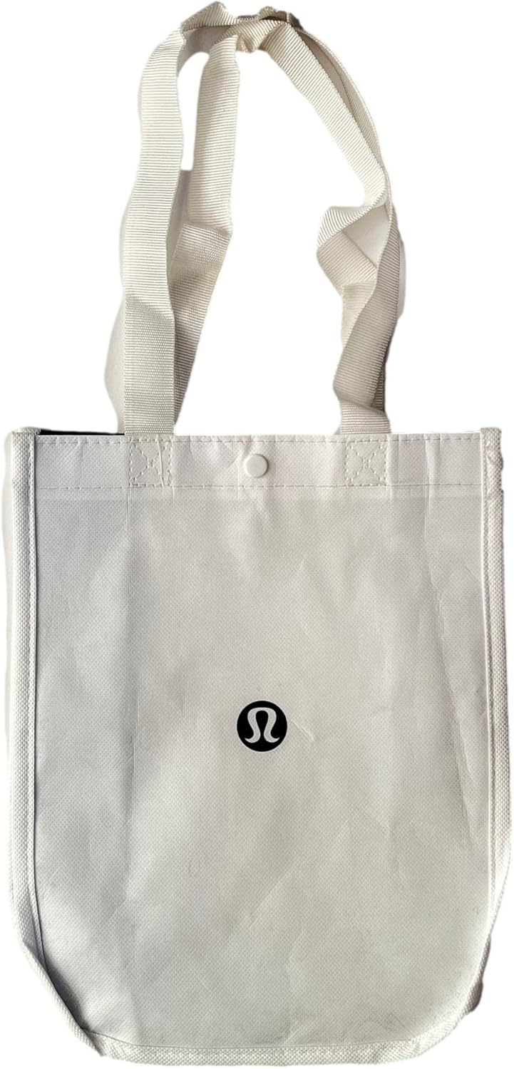 Lululemon New White Shopping Lunch Gym Tote Bag Yoga Dance Tennis Golf Gym Beach Skate - 7DAY'S
