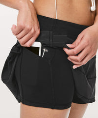 Lululemon Pace Rival Mid Rise Skirt (Black, Size 8) - 7DAY'S