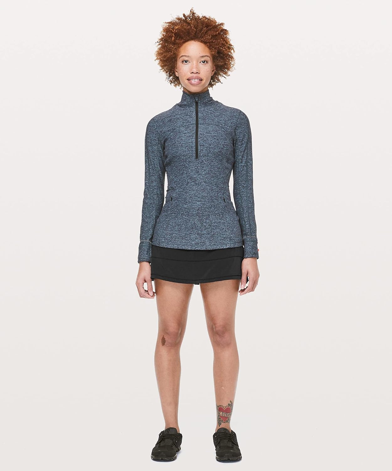 Lululemon Pace Rival Mid Rise Skirt (Black, Size 8) - 7DAY'S