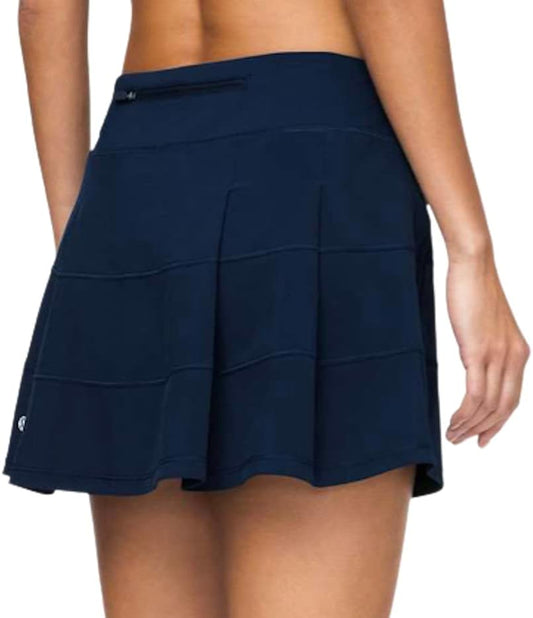 Lululemon Pace Rival Mid Rise Skirt (True Navy Tall, Size 4) - 7DAY'S