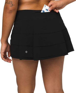 lululemon Pace Rival Skirt Regular 13" (Color 000, 4)