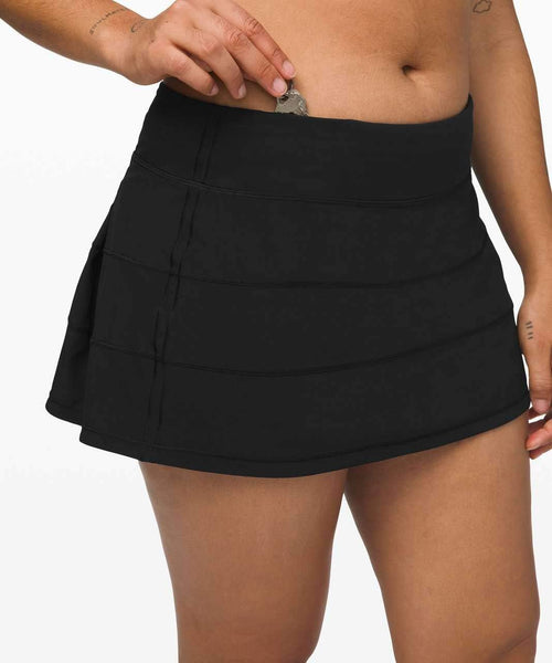 lululemon Pace Rival Skirt Regular 13" (Color 000, 8) - 7DAY'S