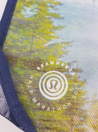 Lululemon "Rare Edition" Shopping Swimming Towel Yoga Dance Skates Gym Beach LARGE DOUBLE SIDED Reusable Tote Carryall - 7DAY'S
