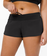 Lululemon Run Speed Up Short (Black, 10) - 7DAY'S