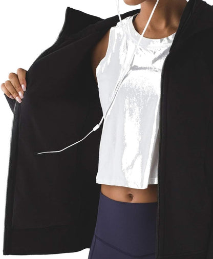 lululemon Scuba Hoodie IV Light Cotton Fleece (Black, 6) - 7DAY'S