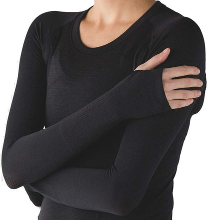 lululemon Swiftly Tech Long Sleeve Crew (Black, 10) - 7DAY'S
