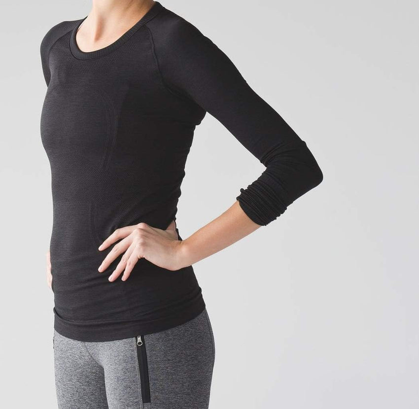 lululemon Swiftly Tech Long Sleeve Crew (Black, 4) - 7DAY'S