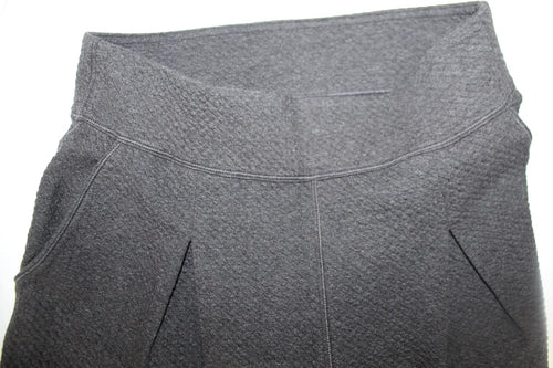 lululemon Womens Can You Feel The Pleat SHR Crop Pant Size 6 Super High Rise Wide Pants Dark Gray - 7DAY'S