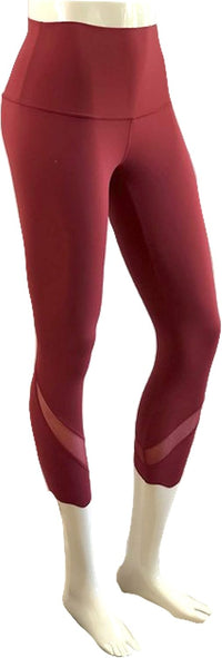 lululemon Wunder Under HR Crop 23" Scallop - CHIA (Chianti) - 7DAY'S