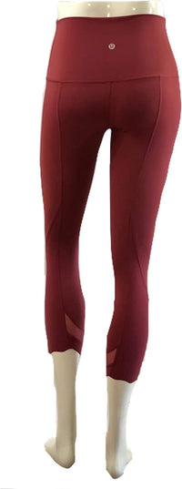 lululemon Wunder Under HR Crop 23" Scallop - CHIA (Chianti) - 7DAY'S