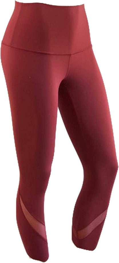 lululemon Wunder Under HR Crop 23" Scallop - CHIA (Chianti) - 7DAY'S