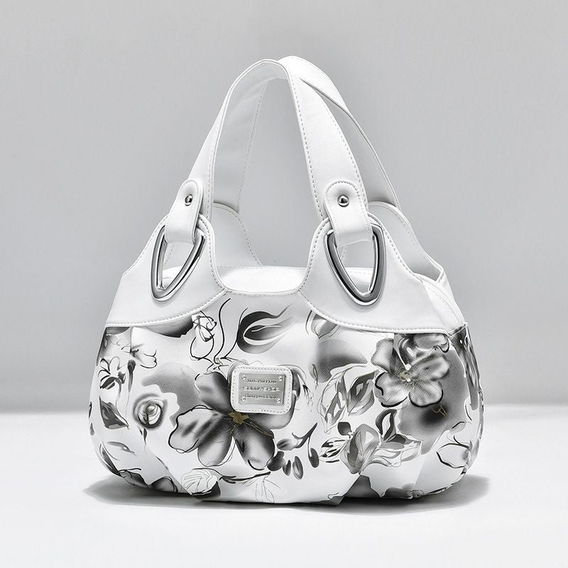 Luxury Handbags Flower Design Top - handle Ladies Handbag Women Shoulder Bags PU Leather Messenger Purse Bag Female Tote Sac Main - 7DAY'S