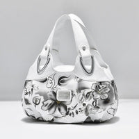 Luxury Handbags Flower Design Top - handle Ladies Handbag Women Shoulder Bags PU Leather Messenger Purse Bag Female Tote Sac Main - 7DAY'S