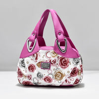 Luxury Handbags Flower Design Top - handle Ladies Handbag Women Shoulder Bags PU Leather Messenger Purse Bag Female Tote Sac Main - 7DAY'S