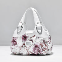 Luxury Handbags Flower Design Top - handle Ladies Handbag Women Shoulder Bags PU Leather Messenger Purse Bag Female Tote Sac Main - 7DAY'S