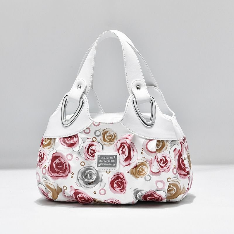 Luxury Handbags Flower Design Top - handle Ladies Handbag Women Shoulder Bags PU Leather Messenger Purse Bag Female Tote Sac Main - 7DAY'S