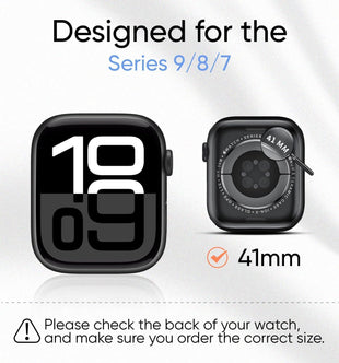MAGIC JOHN 2 Pack for Apple Watch 41MM Series 9 8 7 Screen Protector, Ceramic Material Not Glass, Easy Installation, Self - Healing，Touch Sensitive, Anti - Scratch - 7DAY'S