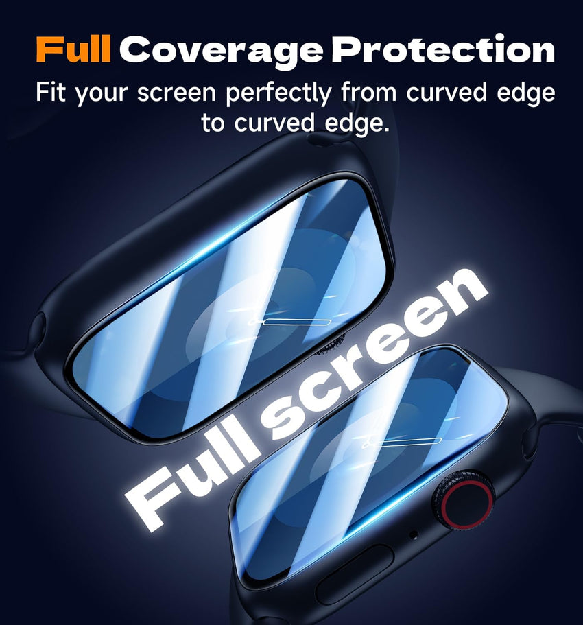 MAGIC JOHN 2 Pack for Apple Watch 41MM Series 9 8 7 Screen Protector, Ceramic Material Not Glass, Easy Installation, Self - Healing，Touch Sensitive, Anti - Scratch - 7DAY'S