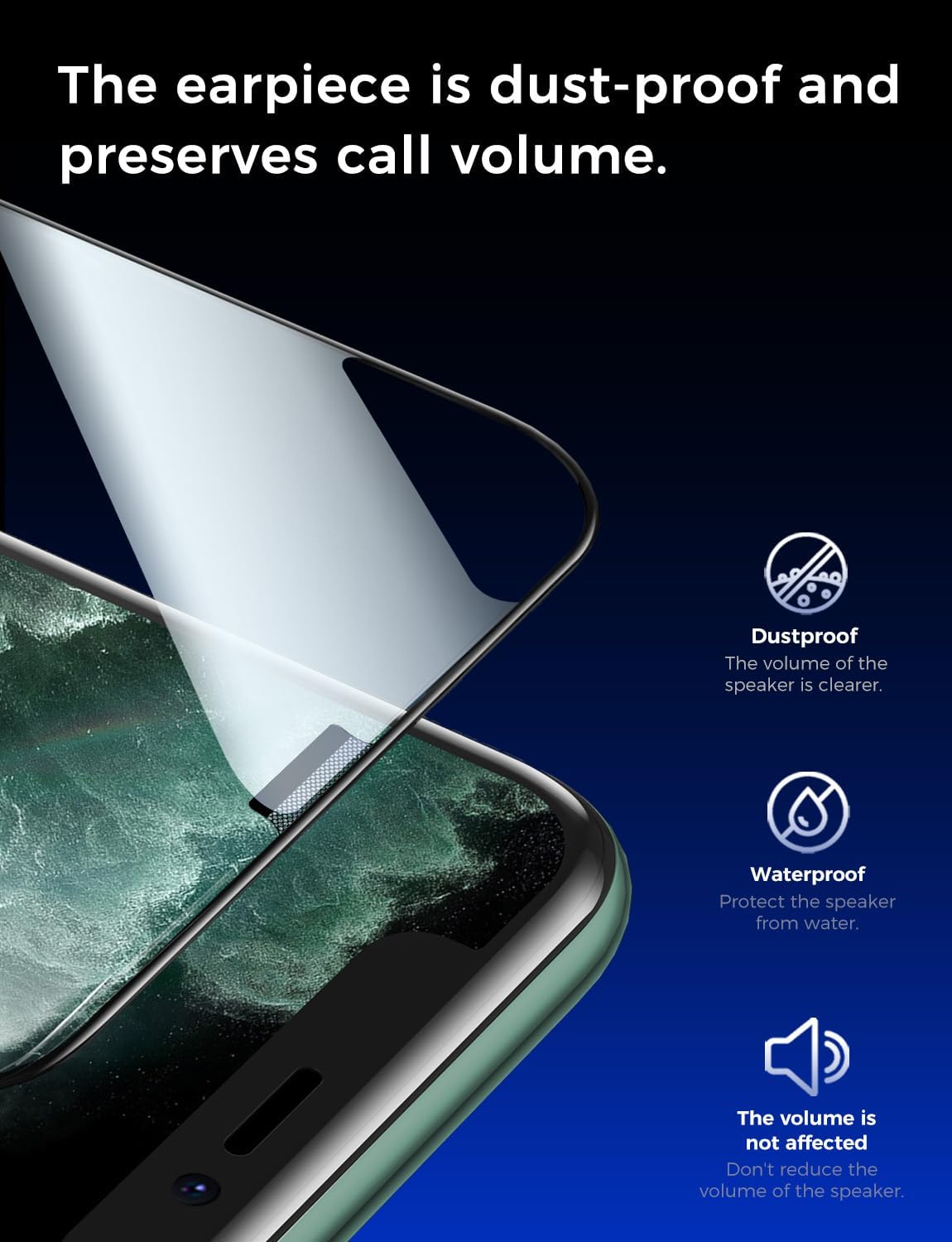 MAGIC JOHN 2 Pack for iPhone 11 Pro Max/XSMAX 6.5 inch Tempered Glass Screen Protector, Auto Dust - Elimination Installation, Bubble Free, HD Clear, Easy Installation - 7DAY'S