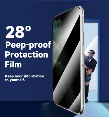 MAGIC JOHN 2 Pack for iPhone 11 Pro/iPhone X/iPhone XS 5.8 inch Privacy Glass Screen Protector, Auto Dust - Elimination Installation, Bubble Free, Easy Installation - 7DAY'S