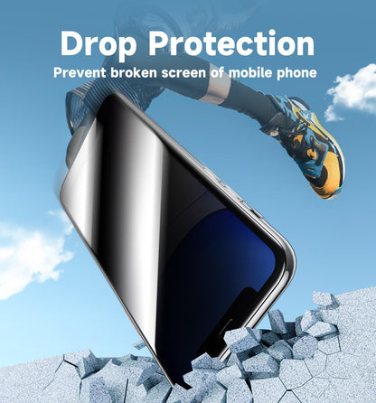 MAGIC JOHN 2 Pack for iPhone 11 Pro/iPhone X/iPhone XS 5.8 inch Privacy Glass Screen Protector, Auto Dust - Elimination Installation, Bubble Free, Easy Installation - 7DAY'S