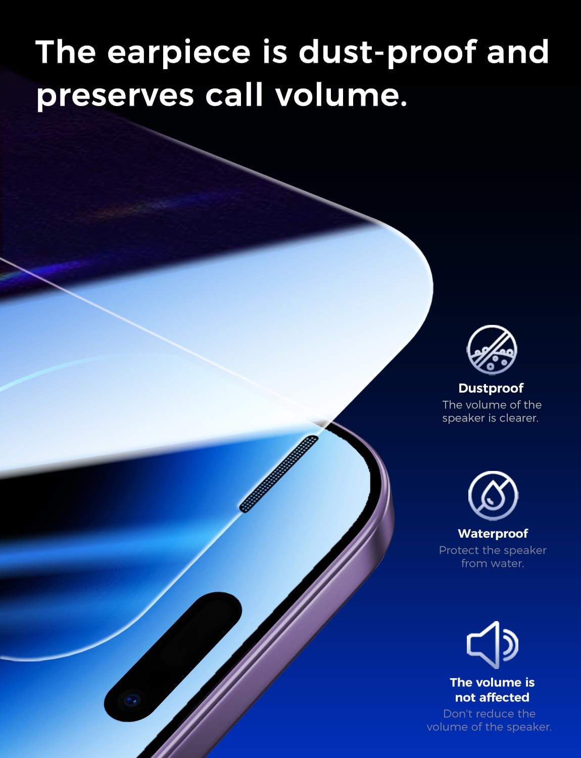 MAGIC JOHN 2 Pack for iPhone 14 Pro 6.1 inch Tempered Glass Screen Protector, Auto Dust - Elimination Installation, Bubble Free, Dynamic Island Compatible, HD Clear, Easy Installation - 7DAY'S