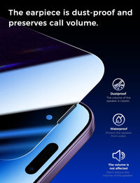 MAGIC JOHN 2 Pack for iPhone 14 Pro Privacy Screen Protector 6.1 inch[Not Max], Tempered Glass, Auto Dust - Elimination Installation, Bubble Free, Anti Scratch, Case Friendly - 7DAY'S