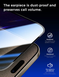 MAGIC JOHN 2 Pack for iPhone 15 Pro Max 6.7 inch Tempered Glass Screen Protector, Auto Dust - Elimination Installation, Bubble Free, Dynamic Island Compatible, HD Clear, Easy Installation - 7DAY'S