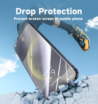 MAGIC JOHN 2 Pack for Samsung Galaxy S24 Tempered Glass Screen Protector, Auto Dust - Elimination Installation, Bubble Free, HD Clear, Easy Installation - 7DAY'S