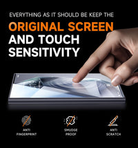 MAGIC JOHN 2 Pack for Samsung Galaxy S24 Ultra Tempered Glass Screen Protector, Auto Dust - Elimination Installation, Bubble Free, HD Clear, Easy Installation - 7DAY'S
