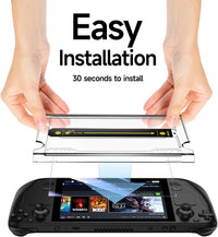 MAGIC JOHN 2 Pack for Steam Deck/Steam Deck Oled Tempered Glass Screen Protector, Bubble Free, HD Clear, Easy Installation - 7DAY'S