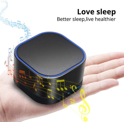 Magicteam Sound Machine White Noise Machine with 20 Non Looping Natural Soothing Sounds Memory Function 32 Levels of Volume Powered by AC or USB and Sleep Sound Timer Therapy for Baby Kids Adults - 7DAY'S