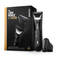MANSCAPED® The Lawn Mower® 5.0 Ultra Groin & Body Hair Trimmer – Dual - Head SkinSafe® Trimmer & Foil Blades, Waterproof Wet/Dry Groomer, USB - C Rechargeable with Travel Case, Men’s Ball Shaver, Black - 7DAY'S